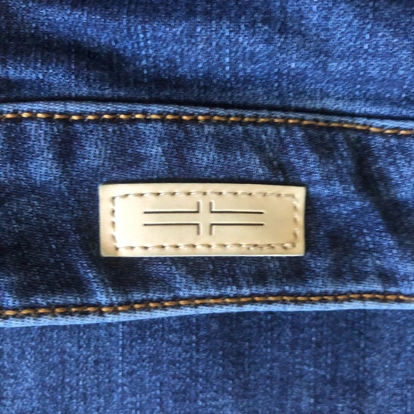 Liverpool Los Angeles ladies Blue High Rise ankle jeans - size 14/32 - Picture 3 of 8